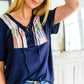 Laid Back Lace Up Top
