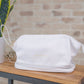Large Cloud Cosmetic Bag Ivory White
