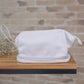 Large Cloud Cosmetic Bag Ivory White