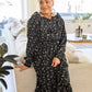 Larissa Long Sleeve Ruffle Hem Dress