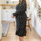 Larissa Long Sleeve Ruffle Hem Dress