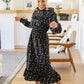Larissa Long Sleeve Ruffle Hem Dress