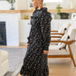 Larissa Long Sleeve Ruffle Hem Dress
