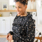 Larissa Long Sleeve Ruffle Hem Dress