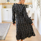 Larissa Long Sleeve Ruffle Hem Dress