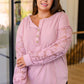 Last But Not Least Lace Sleeve Top