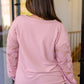 Last But Not Least Lace Sleeve Top