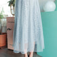 Layered In Lace Skirt In Gray