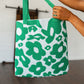 Lazy Daisy Knit Bag in Green