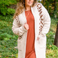 Lead The Way Western Cardigan In Cream