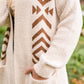 Lead The Way Western Cardigan In Cream