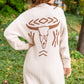 Lead The Way Western Cardigan In Cream