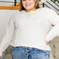 Lean Into Something Cozy Waffle Knit Top
