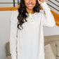 Lean Into Something Cozy Waffle Knit Top
