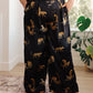 Legendary in Leopard Satin Wide Leg Pants