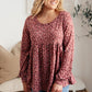 Leopard Kiss Top