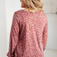 Leopard Kiss Top