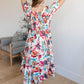 Let Me Frolic Balloon Sleeve Floral Dress