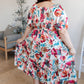 Let Me Frolic Balloon Sleeve Floral Dress