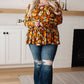 Let's Get Going Floral Babydoll Top