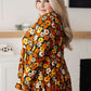 Let's Get Going Floral Babydoll Top