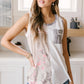Let's Go Halfsies Tank in Taupe