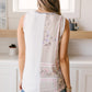 Let's Go Halfsies Tank in Taupe