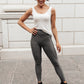 Let's Go Textured Leggings in Charcoal