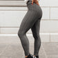 Let's Go Textured Leggings in Charcoal