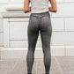 Let's Go Textured Leggings in Charcoal