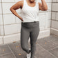 Let's Go Textured Leggings in Charcoal