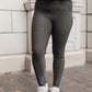 Let's Go Textured Leggings in Charcoal