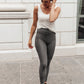 Let's Go Textured Leggings in Charcoal