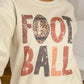 Let's Play Football Graphic Sweatshirt In Sand