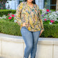 Lilly Ann Floral Print Blouse