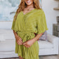 Lovely Life Plisse Romper in Green