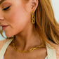 Linked Up Paperclip Earrings