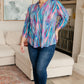 Little Lovely Blouse in Blue Multi