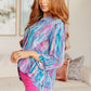 Little Lovely Blouse in Blue Multi