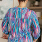 Little Lovely Blouse in Blue Multi