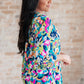 Little Lovely Blouse in Neon Floral