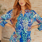 Lizzy Top in Royal Abstract