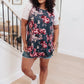 Blooming Raglan Top in Teal