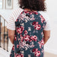 Blooming Raglan Top in Teal