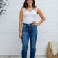 Judy Blue London Midrise Cuffed Boyfriend Jeans