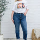 Judy Blue London Midrise Cuffed Boyfriend Jeans