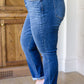 Judy Blue London Midrise Cuffed Boyfriend Jeans