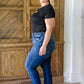 Judy Blue London Midrise Cuffed Boyfriend Jeans