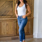 Judy Blue London Midrise Cuffed Boyfriend Jeans