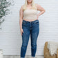 Judy Blue London Midrise Cuffed Boyfriend Jeans